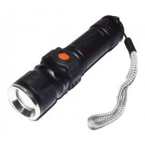 Mini Linterna Led Recargable Usb Bolsillo, 3pcs Zoom Camping